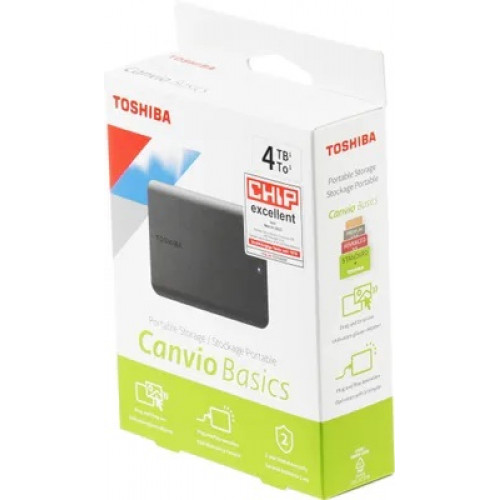 HDD TOSHIBA 4TB USB 3.0 CANVIO BASICS