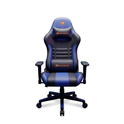 Игровое кресло F-041A (черно-синее)