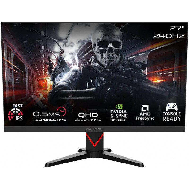 GAMING MONITOR GAMEON GOMD27QHD240IPS 27" QHD 240HZ