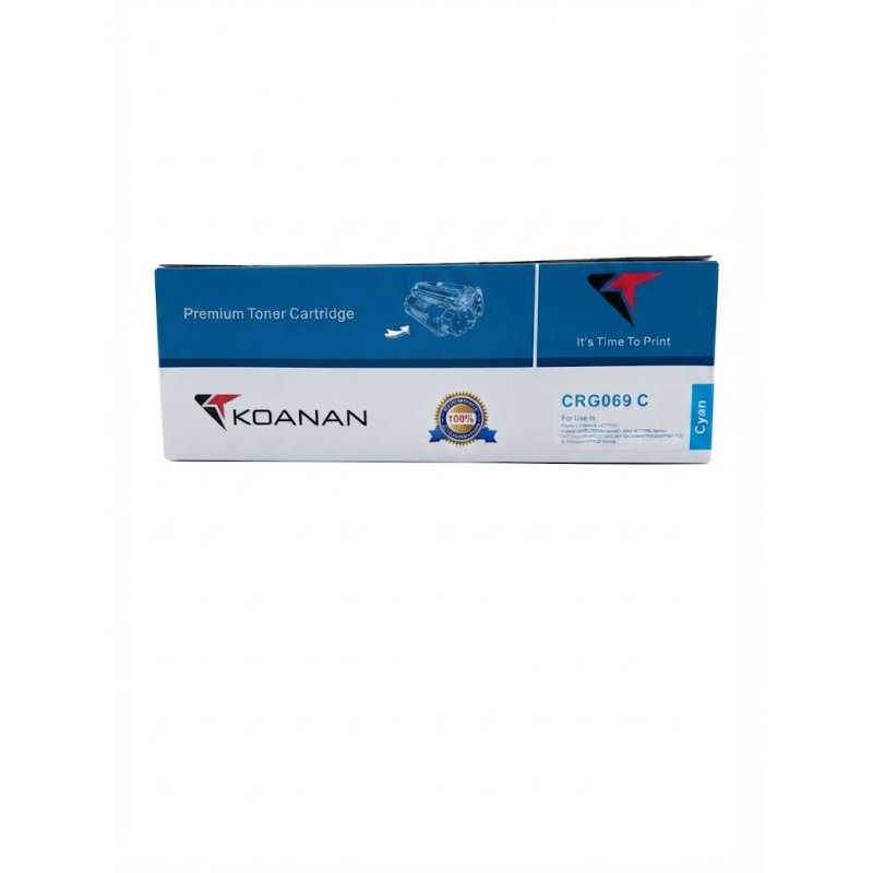 Картридж с тонером Canon CRG069C + чип, голубой