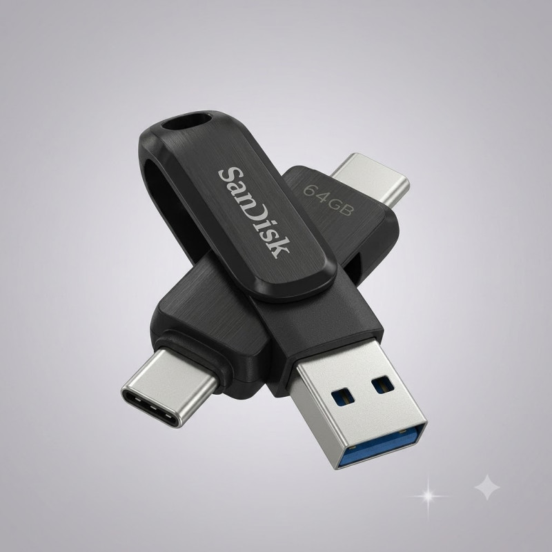 FLASH SANDISK ULTRA DUAL DRIVE GO USB TYPE-C 64GB Z46