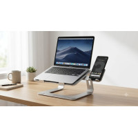 Mofiloon L189 2-si 1-de Noutbuk we Telefon Podstawkasy