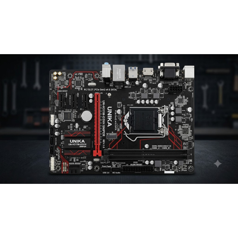 MB UNIKA UN-H311M-D3VH SNIPER LGA1151