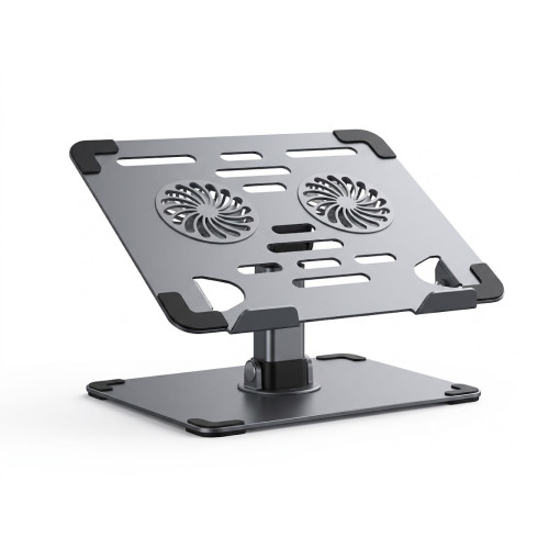 STEPLESS ADJUSTABLE LAPTOP STAND WITH FAN