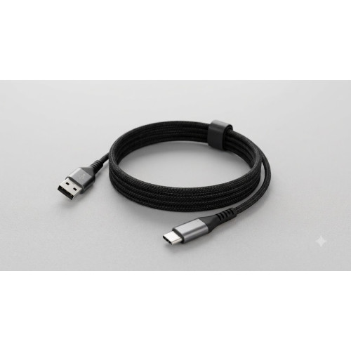 USB 2.0 TO USB-C CABLE 1M BLACK (CHN)