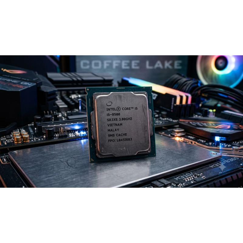 CPU CORE I5 8500 3.0GHZ, 9MB keş, 6 ýadro, LGA1151 LOBOSY (ULANYLAN)