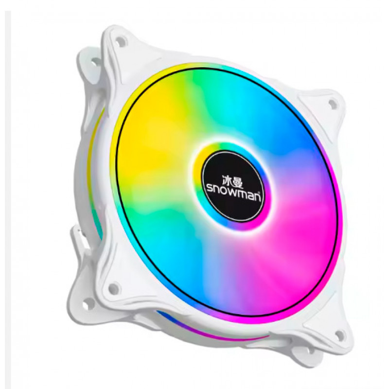 CASE FAN SNOWMAN CF120-WH-4P WHITE 4-PIN