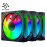 Корпусной вентилятор SNOWMAN CK120-ARGB, чёрный