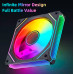 CASE FAN SNOWMAN MK120-ARGB BLACK