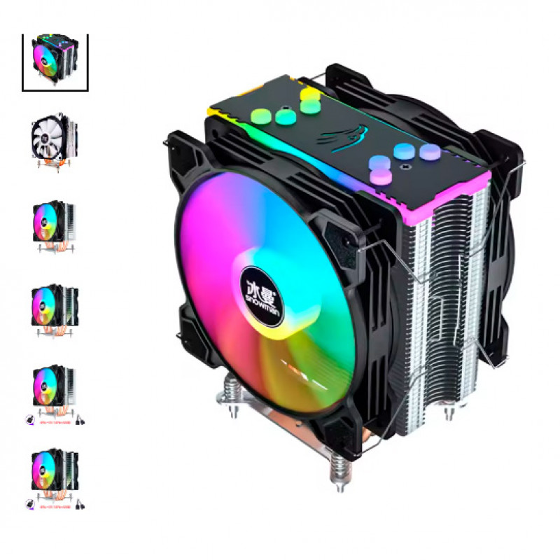 CPU FAN SNOWMAN MT4 SCREW 2FAN ARGB LGA/AM