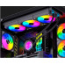 LIQUID COOLER FOR CPU SNOWMAN TA360-ARGB BLACK 3-FAN