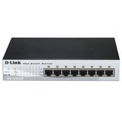 POE Swiç D-LINK DES-1210-08P 8x100Mbps