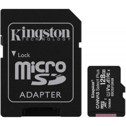 Карта память MICRO SD KINGSTON 128GB CANVAS SELECT PLUS CLASS-10