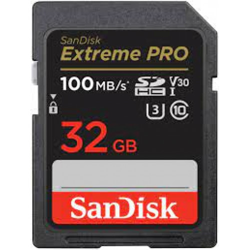 Ýat karty SD SANDISK EXTREME PRO 32GB SDHC 100MB/S