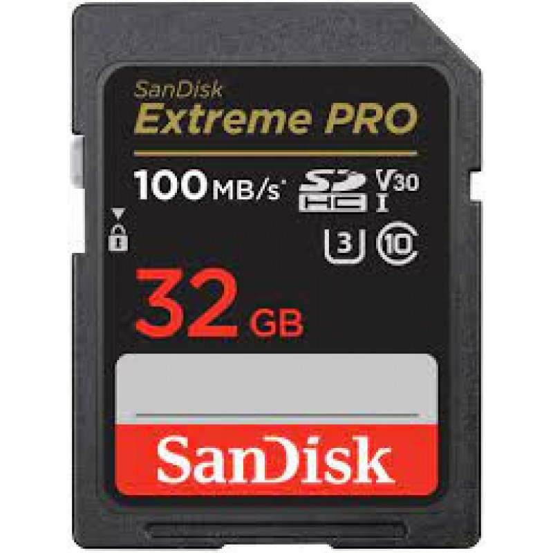 Ýat karty SD SANDISK EXTREME PRO 32GB SDHC 100MB/S