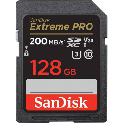 Ýat karty SD SANDISK EXTREME PRO 128GB SDXC 200MB/S