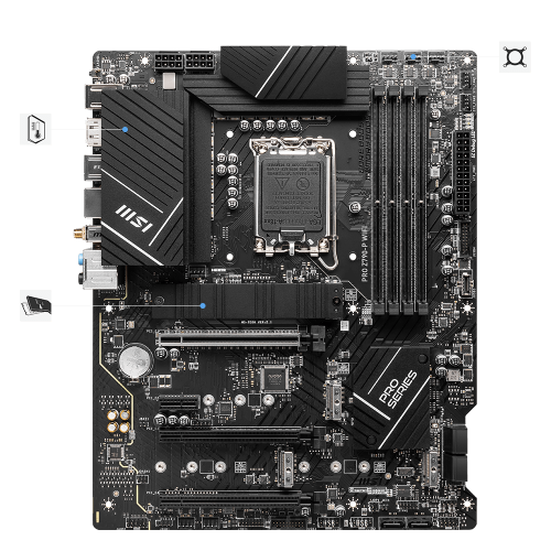 MB MSI PRO Z790-P WIFI DDR4 LGA1700