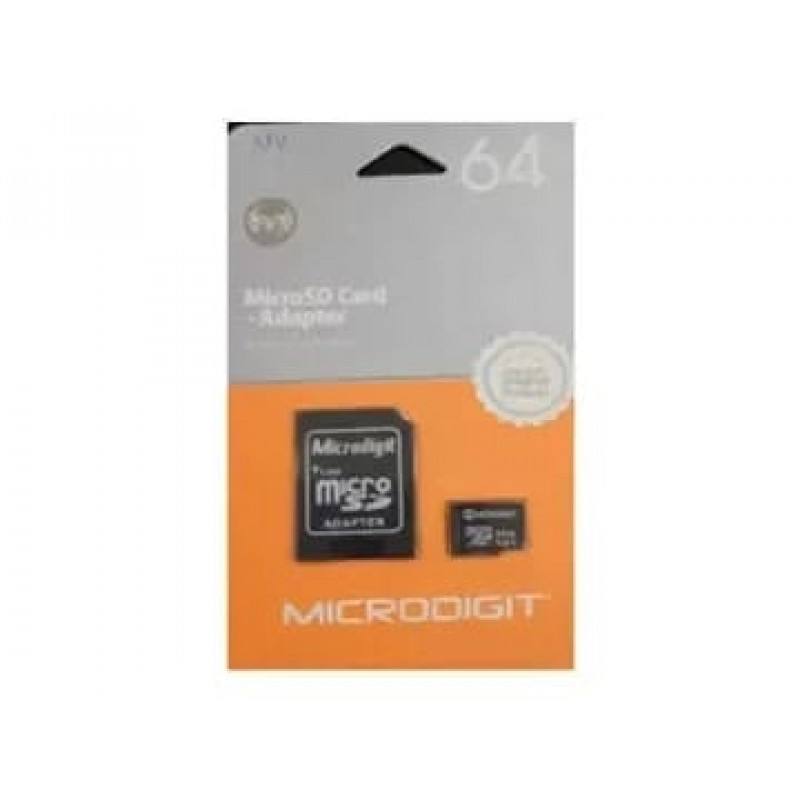 Ýat karty MICRO SD MICRODIGIT 64GB CLASS-10 (CHN)