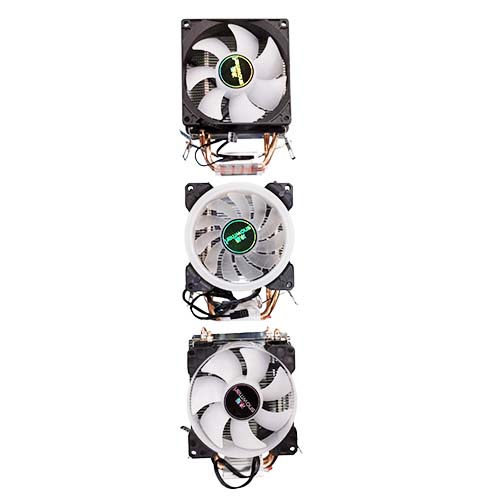 Вентилятор процессора Snowman MX2 1Fan, цветной, для сокетов LGA/AM.