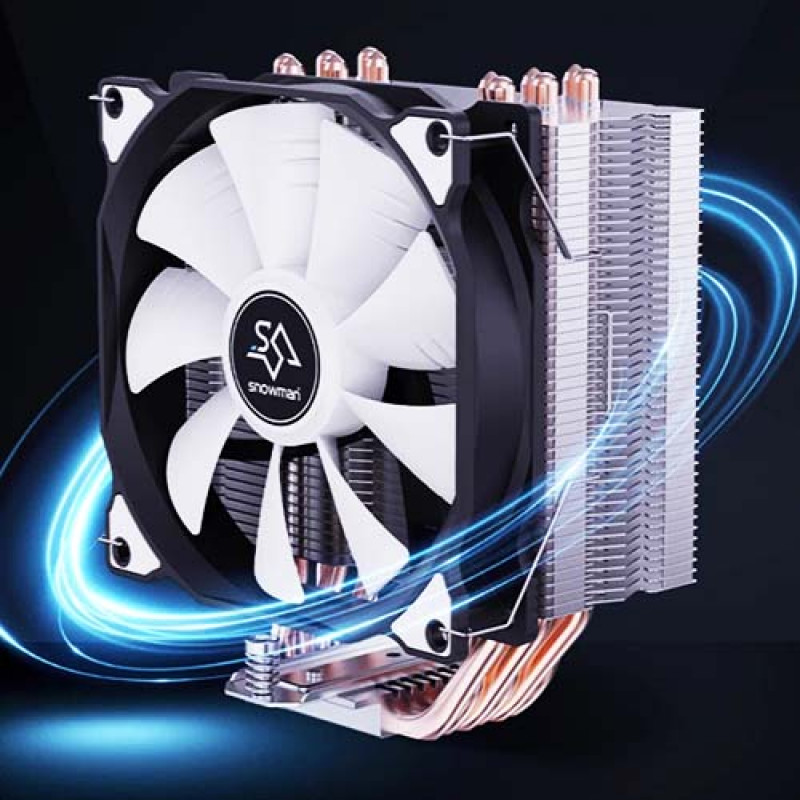 CPU FAN SNOWMAN MT6 NORMAL 1FAN ARGB LGA/AM