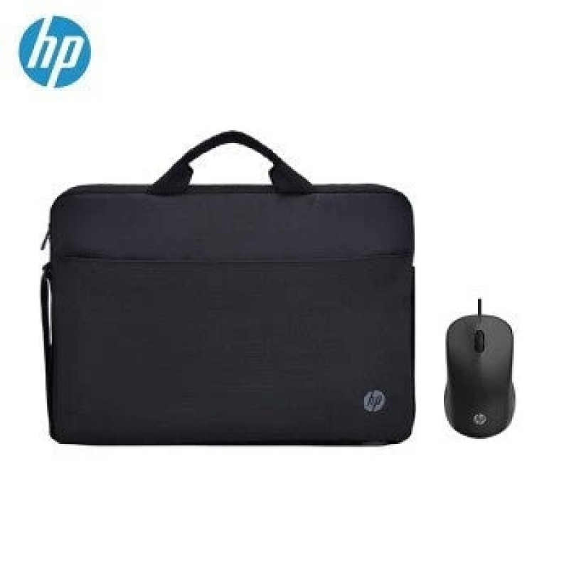 Noutbuk sumka HP 15.6" bilen simli syçan HP USB (519Y8P3)