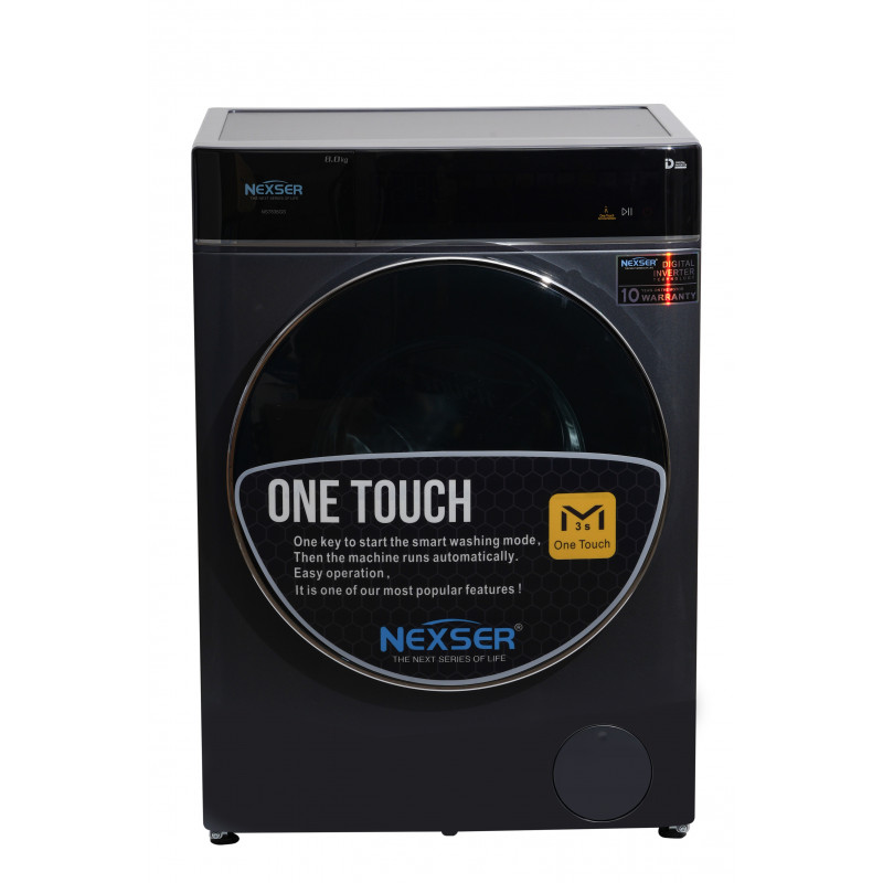 Стиральная машина NEXSER NS10776GS 10 кг, цифровая