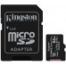 Kingston 64GB Canvas Select Plus mikrokarta, 10-njy klas
