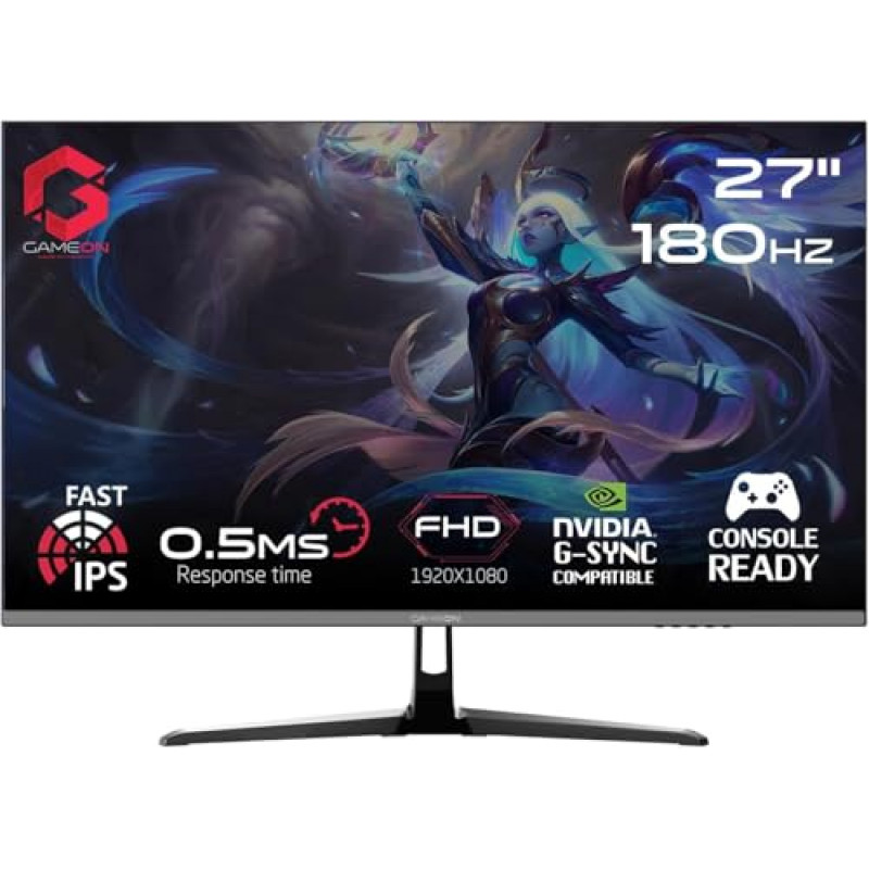 GAMING MONITOR GAMEON GOPS27180IPS 27" FHD 180HZ
