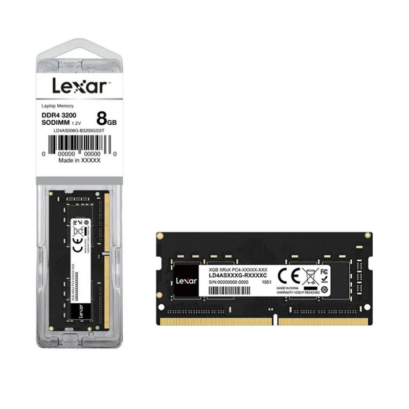 RAM DDR4 8GB 3200 MHz Lexar