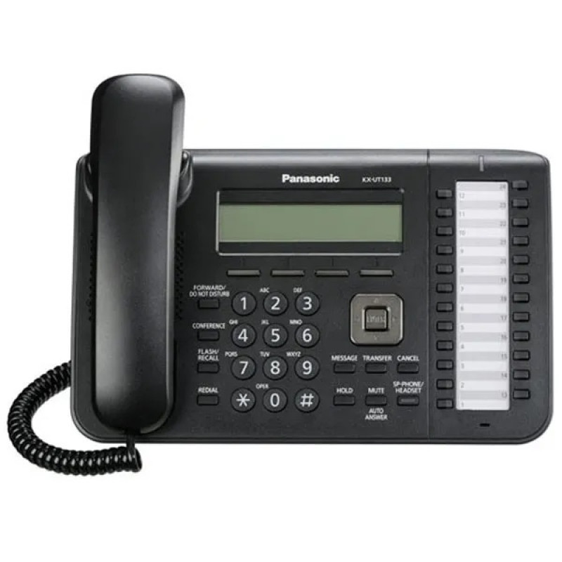 SIP PHONE PANASONIC KX-UT133RU-B (POE)