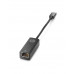 USB TYPE-C ETHERNET (RJ45) ADAPTER 1GB HP V7W66AA