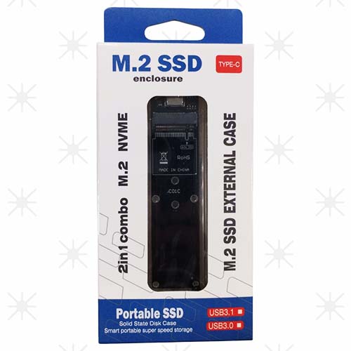 M.2 NVMe ÜÇIN KORPUS, USB 3.1