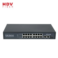 PoE öwüriji ZX‑F16021GEP 16 sany Fast Ethernet porty PoE+ goldawy bilen + 2 sany gigabit port + SFP