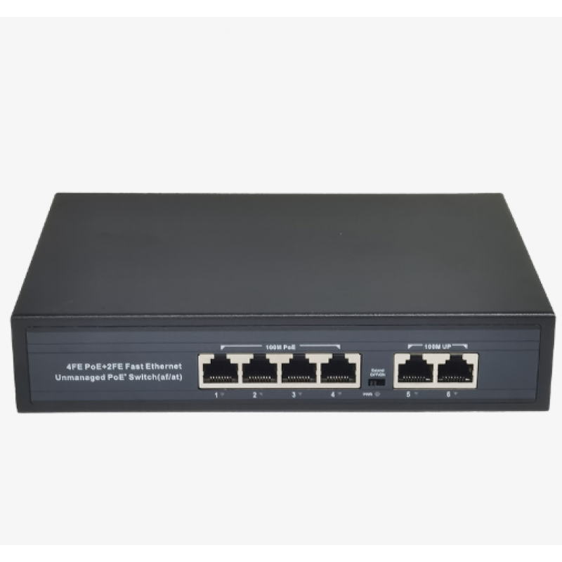 POE SWITCH ZX-F0402EPM-DX 4FE*POE+2FE UPLINK 100Mbps