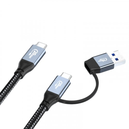 Kabel USB3.0 + USB-C MALE-dan USB-C 1.5M HAYSENSER 1134