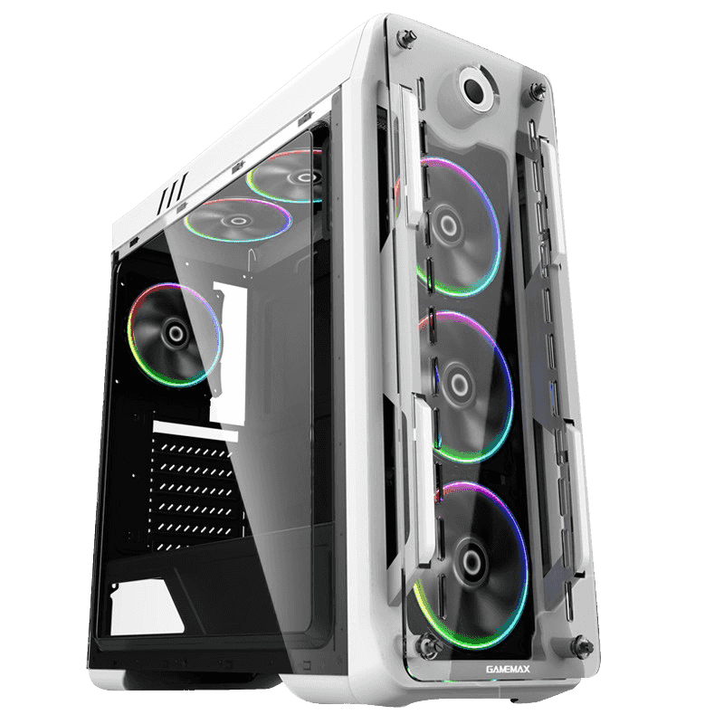 CASE GAMEMAX OPTICAL WHITE NO/PS