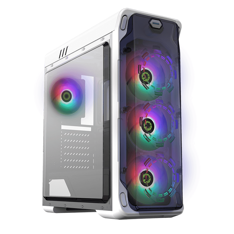 Korpus GAMEMAX STARLIGHT WHITE FRGB NO/PS