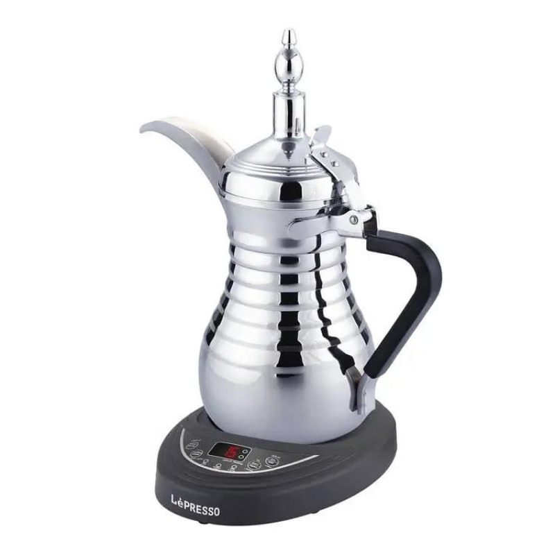 Электрический арабский чайник LEPRESSO 750ML 800W SILVER