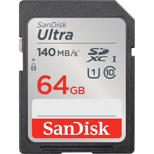 Ýat karty SD SANDISK ULTRA 64GB SDXC 140MB/S