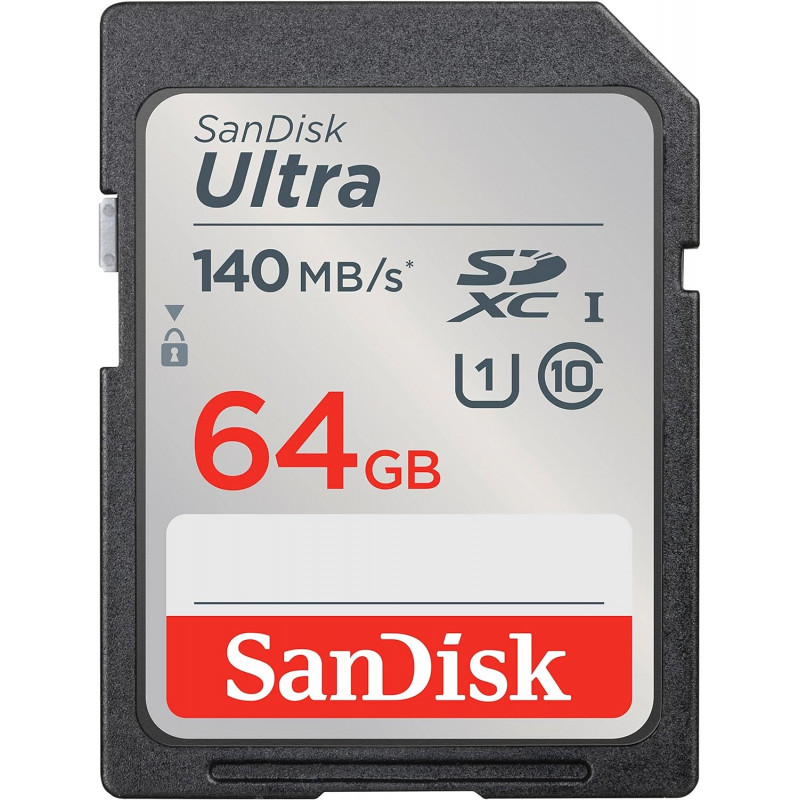 Ýat karty SD SANDISK ULTRA 64GB SDXC 140MB/S