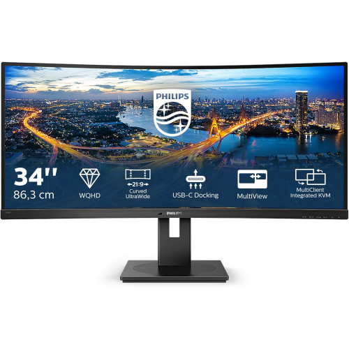 Изогнутый монитор PHILIPS 346B1C/89 34"
