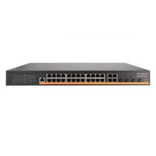 Коммутатор SOLIDWAY SW-GS2600-28F L2+ 24*1Gbps POE+4*SFP Port