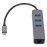 USB Köpeldiji TYPE-C -> 3*USB3.0+LAN S-TEK