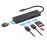 USB TYPE-C Köpeldiji PORODO 2*USB2.0+HDMI+SD/TF 5 in 1