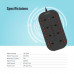 POWER SOCKET PORODO 6ACPS1C3A 6*OUT , 1*USB-C, 3*USB-A