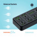 POWER SOCKET PORODO 6ACPS1C3A 6*OUT , 1*USB-C, 3*USB-A