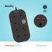 POWER SOCKET PORODO FWC035 8*OUT , 1*USB-C, 3*USB-A