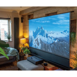 100" (16:9) 220×125 sm ölçegli pol astyndan açylýan proýektor ekrany
