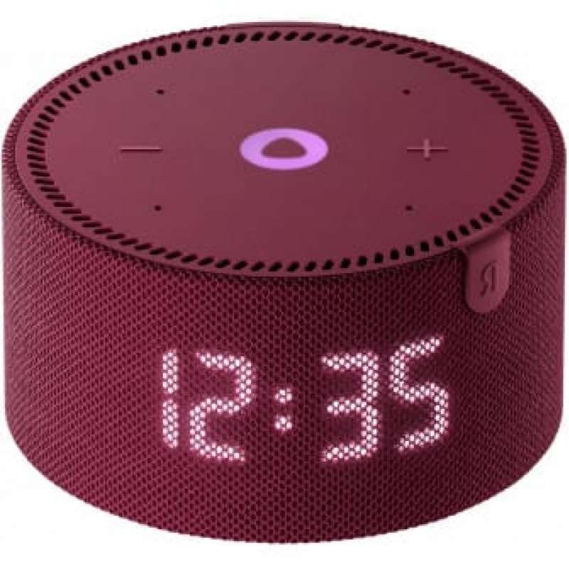 Умные колонка YANDEX STATION MINI WITH CLOCK (BURGUNDY) 10W