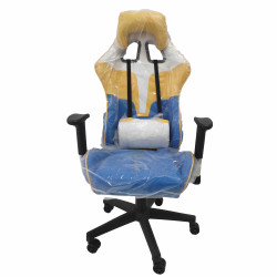 GAMING CHAIR BLUE-YELLOW
